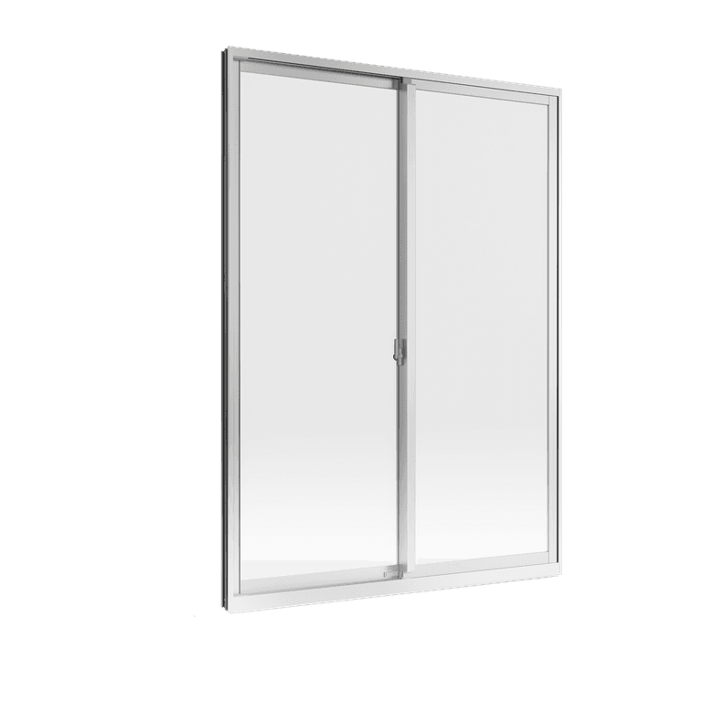 Sliding door (2 panels on 2 tracks)