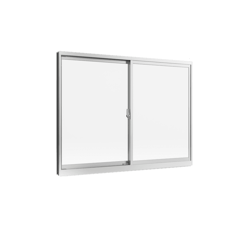 Sliding window (2 panels on 2 tracks)