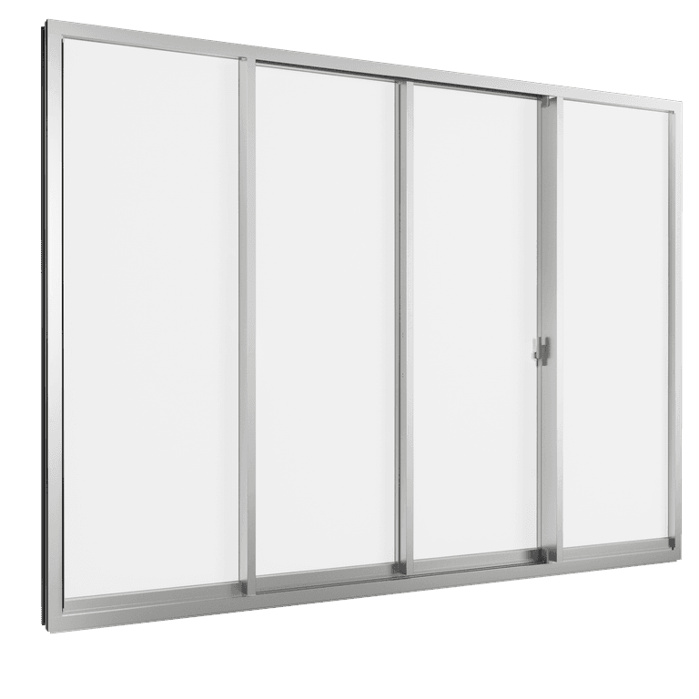 Sliding door (4 panels on 2 tracks)