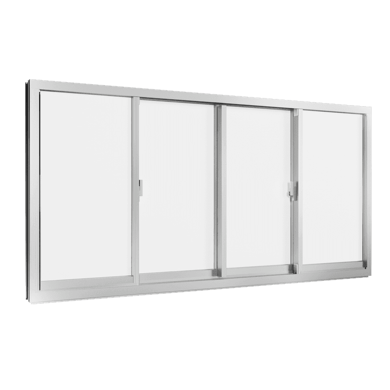 Sliding window (4 panels on 2 tracks)