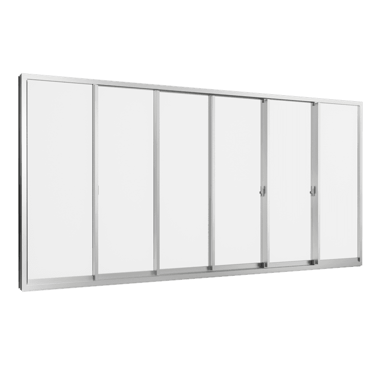 Sliding door (6 panels on 3 tracks – Variant)